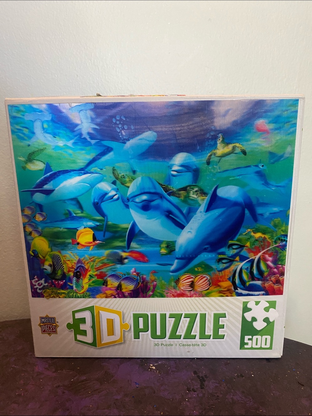 3D Puzzle - Blue Dolphin Reef (500 pcs)